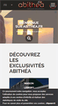 Mobile Screenshot of abithea.fr